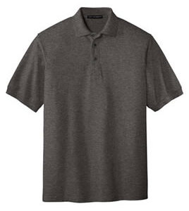 Men's Charcoal Heather Polo Shirt
